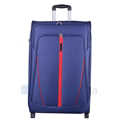 Duża walizka WINGS 1706 2K L Niebieska