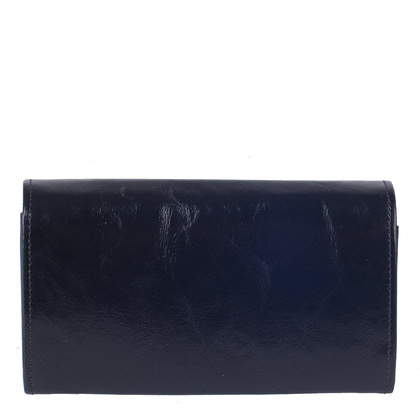 Portfel damski skórzany KEMER Swarovski Elements DV140 Czarny - min. zamówienie 20 / 50 / 100 szt.