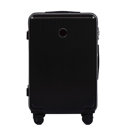 Średnia walizka WINGS PC565 M Czarna
