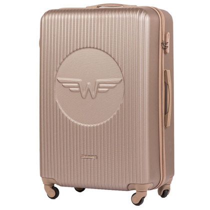 Duża walizka WINGS SWL01 L Złota