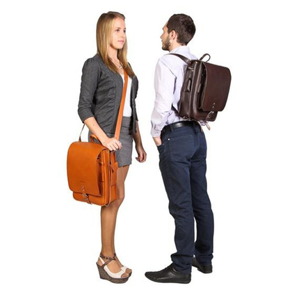 VERTICAL plecak / torba KEMER VOOC Vintage P15 naturalny