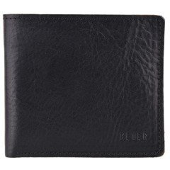 Portfel męski skórzany KEMER 331M/J Czarny / Jasny brąz - min. zamówienie 20 / 50 / 100 szt.