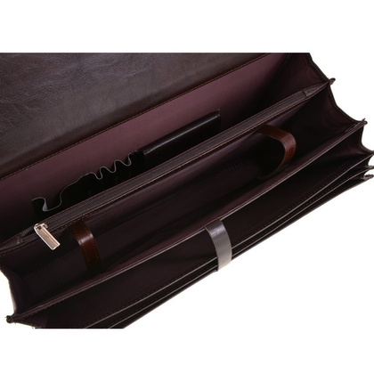 Teczka męska KEMER S 809/MB Brązowa