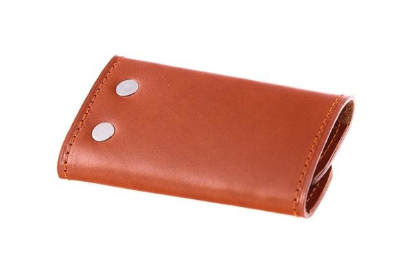 Etui na klucze skórzane Vintage P10 brąz