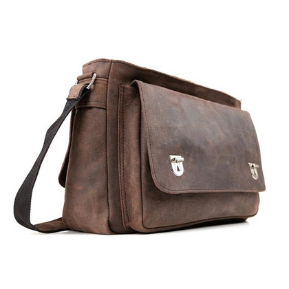 Torba unisex na ramię KEMER VOOC URBAN RDW3 Brązowa