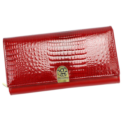 Duży damski portfel, skóra naturalna GL-106 