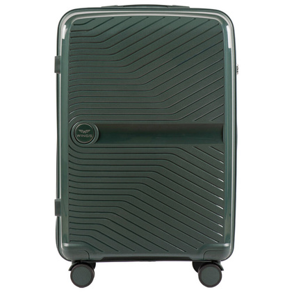 Średnia walizka WINGS DQ181-04 M BLACKISH GREEN