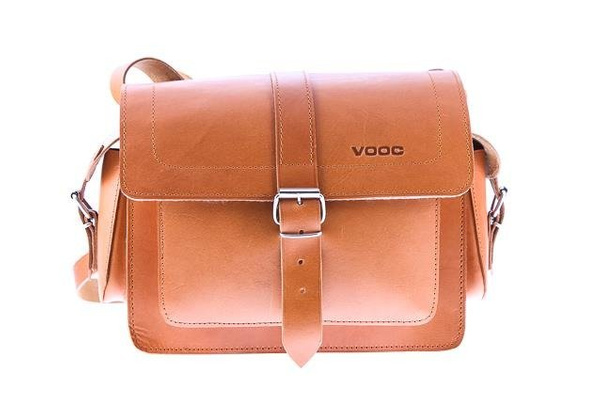 Oryginalna torba skóra KEMER VOOC Vintage P29 brąz