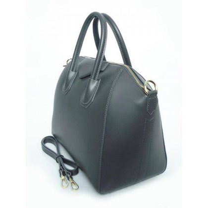 TOREBKA SKÓRZANA  KUFEREK   VERA PELLE  GRAFIT SZARY  P1G3