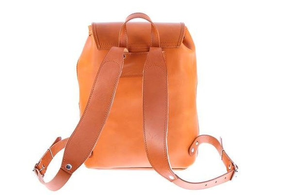 Duży plecak skórzany KEMER VOOC Vintage P38 naturalny