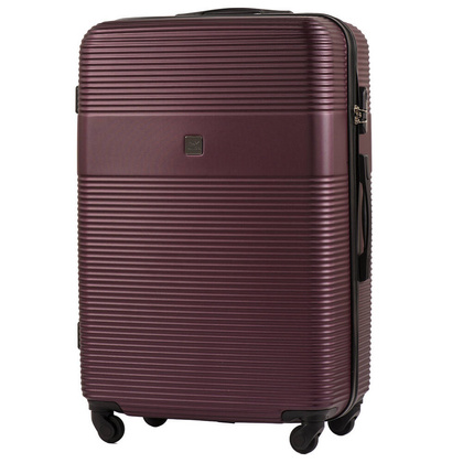 Duża walizka WINGS 5398 L Bordowa