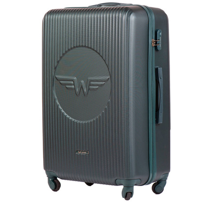 Duża walizka WINGS SWL01 L Dark green