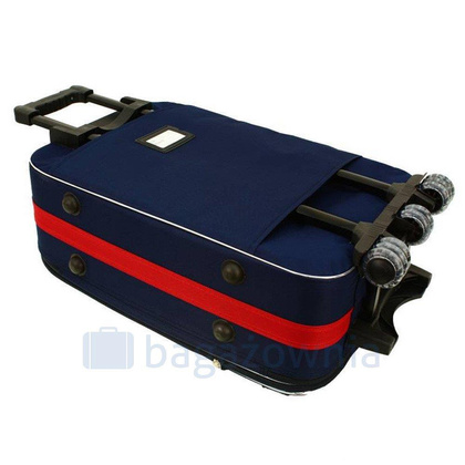 Duża walizka PELLUCCI RGL 801 L Granatowo Czerwona