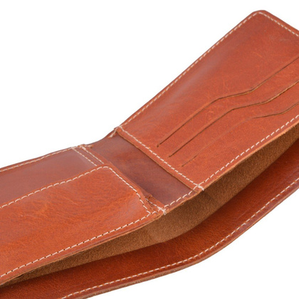 Portfel męski skórzany KEMER 331 Rudy - min. zamówienie 20 / 50 / 100 szt.