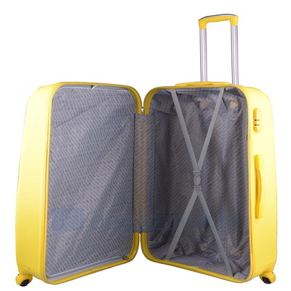 Duża walizka WINGS 310 L Żółta