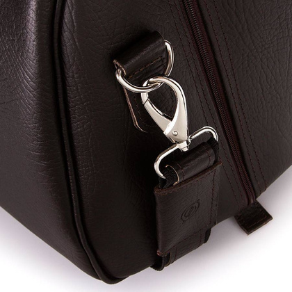 Podróżna torba ze skóry BRØDRENE cortez c10 ciemny brąz - min. zamówienie 20 / 50 / 100 szt.