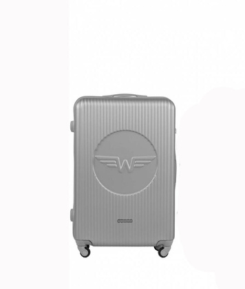 Mała kabinowa walizka WINGS SWL 01 S Srebrna