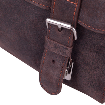 Torba skórzana na ramię KEMER CH 01 Brąz - min. zamówienie 20 / 50 / 100 szt.