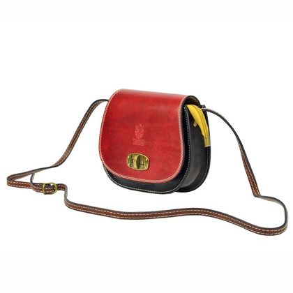 Torebka damska skórzana KEMER 117 MULTI Camel