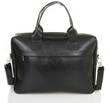 Męska torba na ramię laptop BRØDRENE b03 czarna - min. zamówienie 20 / 50 / 100 szt.