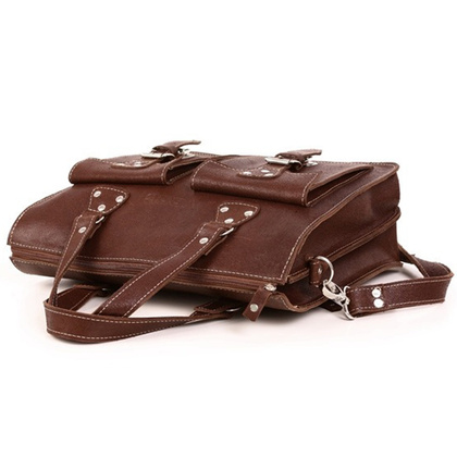 Torba aktówka skórzana KEMER VOOC TC9 Brąz