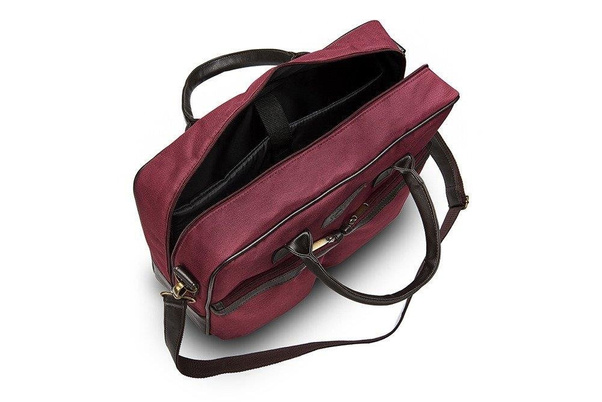 Torba na laptop 15" KEMER SOLIER Limerick Bordowa - min. zamówienie 20 / 50 / 100 szt.