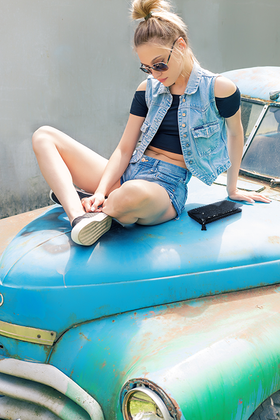 Portfel damski skórzany KEMER 36508501 Czarny - min. zamówienie 20 / 50 / 100 szt.