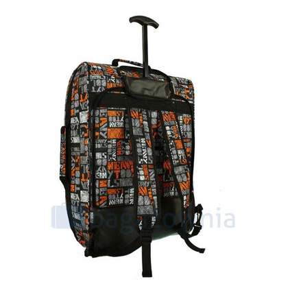 Plecak / walizka PELLUCCI RGL WIZZAIR RYANAIR Czarno Szara