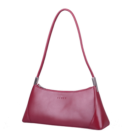 Torebka damska skórzana KEMER R8 Bordo - min. zamówienie 20 / 50 / 100 szt.