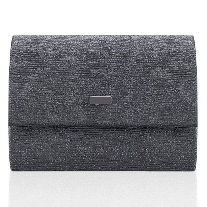 Torebka wizytowa damska KEMER SOLIER F14 Szary Brokat - min. zamówienie 20 / 50 / 100 szt.