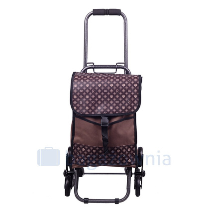 Wózek na zakupy KEMER BF103 SKŁADANY Brązowy