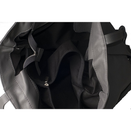 Torebka damska skórzana KEMER 304 Szara - min. zamówienie 20 / 50 / 100 szt.