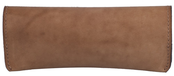 Etui na okulary skórzane KEMER F1-33 Cieliste - min. zamówienie 20 / 50 / 100 szt.