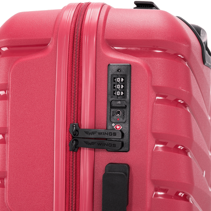 Zestaw 3 walizek WINGS PHX01-3 White