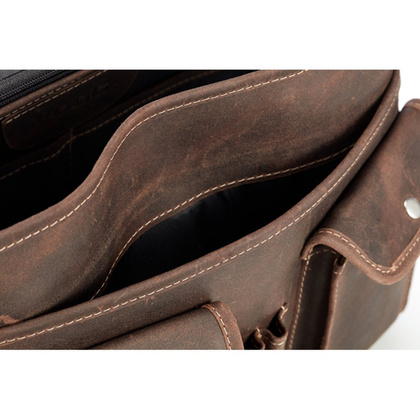 Torba skórzana na laptopa KEMER VOOC 14" RDW14 Czarna