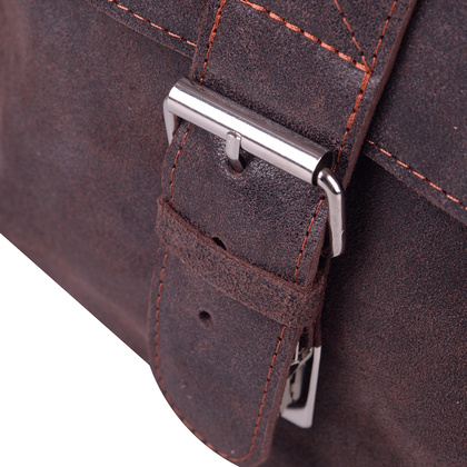 Torba skórzana na ramię KEMER CH 02 Brąz - min. zamówienie 20 / 50 / 100 szt.