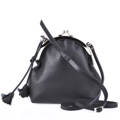 Torebka wizytowa skórzana KEMER R121 Czarna - min. zamówienie 20 / 50 / 100 szt.