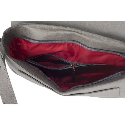 Torebka damska skórzana KEMER 148 Szara - min. zamówienie 20 / 50 / 100 szt.