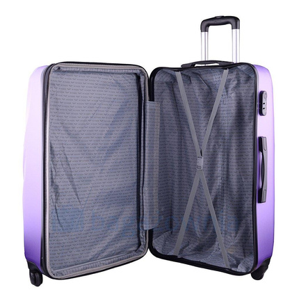 Średnia walizka WINGS 304 M Fioletowa