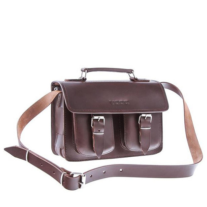 Stylowa torba kuferek KEMER VOOC Vintage P30 brąz