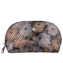 Kosmetyczka skórzana KEMER KO253 Złota łuska - min. zamówienie 20 / 50 / 100 szt.