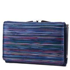 Portfel damski skórzany KEMER 011D Multikolor - min. zamówienie 20 / 50 / 100 szt.