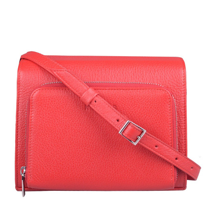 Torebka damska skórzana KEMER R384 Czerwona  - min. zamówienie 20 / 50 / 100 szt.