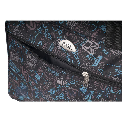 Torba podróżna podręczna PELLUCC WIZZ AIRI M2 Czarno szara