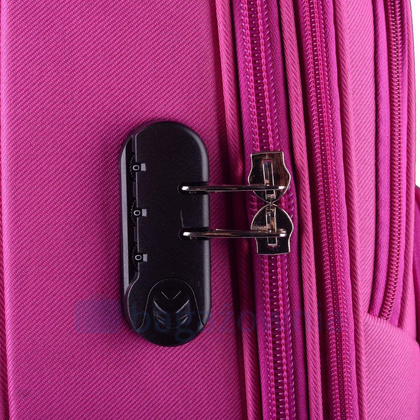 Średnia walizka WINGS 1706 M Różowa