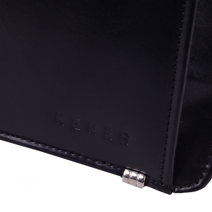 Teczka męska skórzana KEMER B 635/DW Czarny
