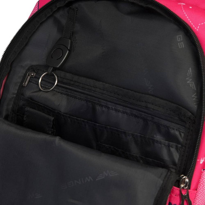 Plecak dziecięcy WINGS LOGO BP20-02 PANDA Różowy