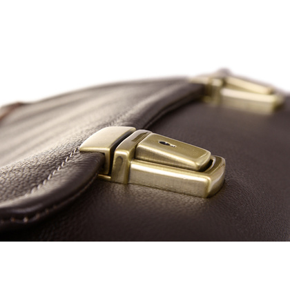 ELEGANCKA TORBA SKÓRZANA KEMER VOOC EP9 BRĄZOWA