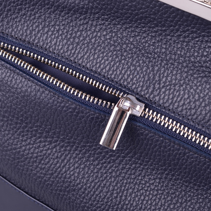 Torebka damska skórzana KEMER R 198 Granatowa - min. zamówienie 20 / 50 / 100 szt.