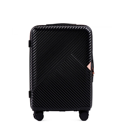 Średnia walizka WINGS WN01 M Czarna